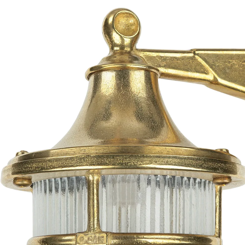 Wandleuchte Außen Messing Maritim IP64 Haus Hof