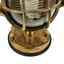 Wandleuchte Außen Messing Maritim Haus wetterfest