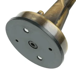 Wandleuchte außen Messing massiv Glas IP64 E27 SANTORIN