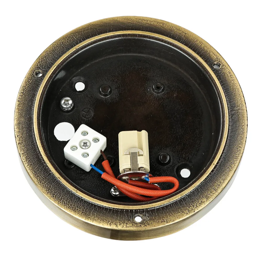 Wandleuchte Außen rostfreies Messing G9 Haus AGIA