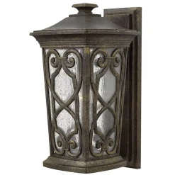 Wandleuchte Außen Rustikal Terrasse Haustür Braun