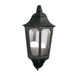 Wandleuchte Außen Schwarz Rustikal IP43 Haustür