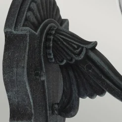 Wandleuchte außen Schwarz Grün antik Aluminium Glas IP44