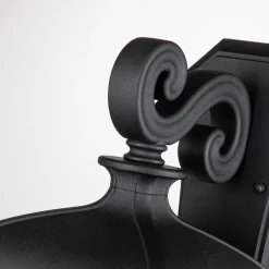 Wandleuchte außen Schwarz 42,2 cm hoch IP44 E27