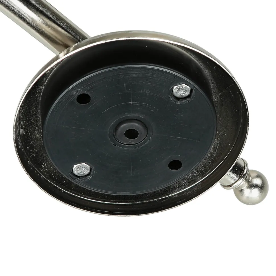 Wandleuchte aus Messing IP43 Maritim in Nickel