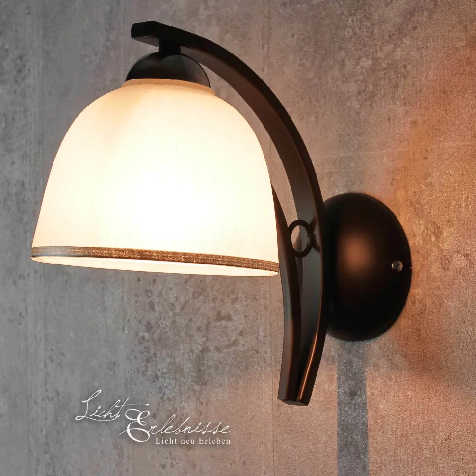 Wandleuchte AVIA in Schwarz