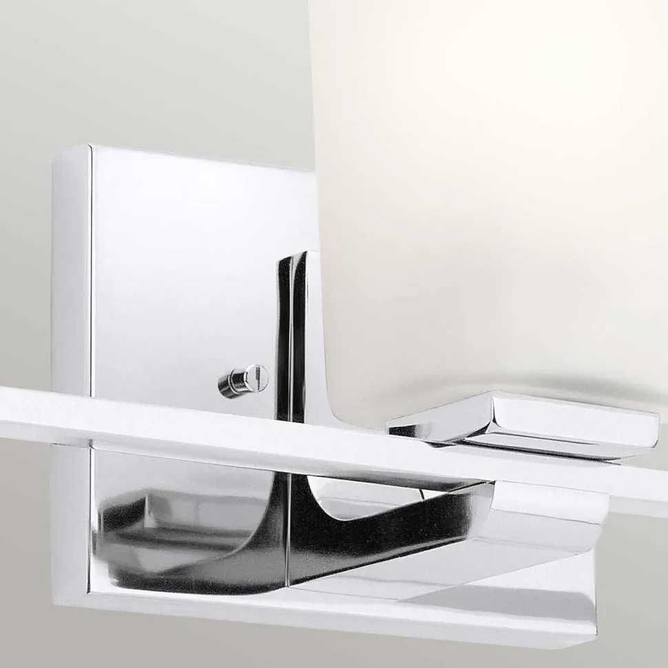 Wandleuchte Bad LED G9 IP44 3000 K Glas Metall B: 58,4 cm