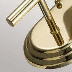 Wandleuchte Badezimmer LED G9 IP44 H: 21,6 cm Messing Weiß