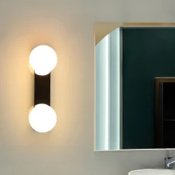 Wandleuchte BRAZOS in Chrom 2-flmg