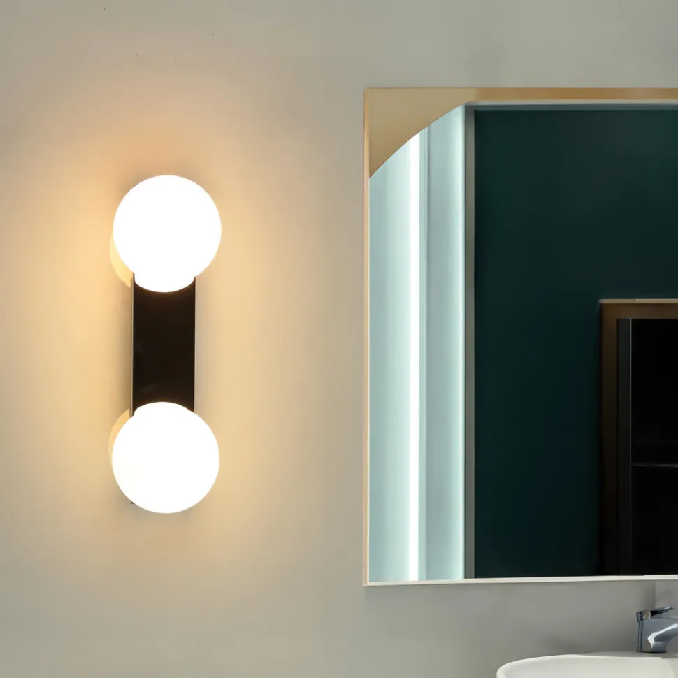 Wandleuchte BRAZOS in Chrom 2-flmg