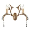 Wandleuchte CANDELA 10 Bronze B:44cm Vintage Lampe