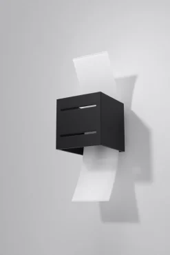 Wandleuchte CARLO in Schwarz