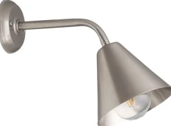 Wandleuchte DANAE Nickel Echt-Messing Treppenhaus