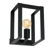 Wandleuchte eckig Schwarz Modern Metall für E27