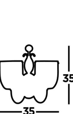 Wandleuchte 2-flammig mit Schalter E14 Glas Metall