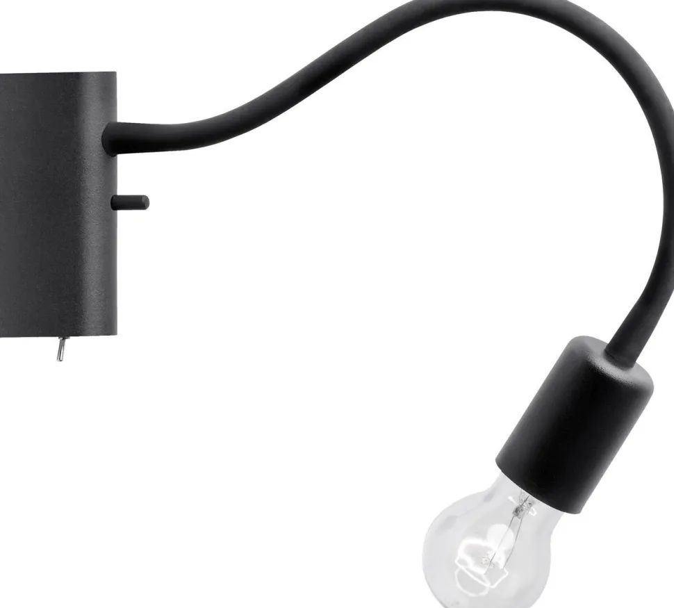 Wandleuchte FLEX in Schwarz