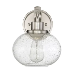 Wandleuchte Glas Metall Industrial Design E27 FELI