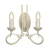 Wandleuchte GOTICA 6 Creme 2xE14 Design Lampe