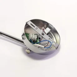 Wandleuchte Grau Metall Stoff