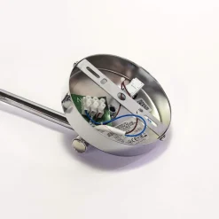 Wandleuchte Grau Metall Stoff