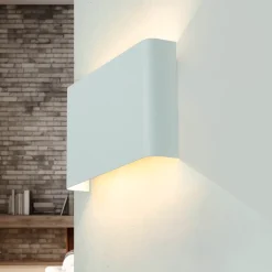 Wandleuchte HAGA in Weiß 2-flmg