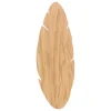Wandleuchte Holz Deko 51 cm Blatt indirektes Licht Boho
