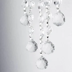 Wandleuchte im Jugendstil weiß