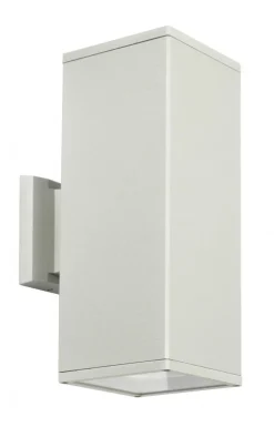 Wandleuchte in Silber Aluminium IP54 Modern