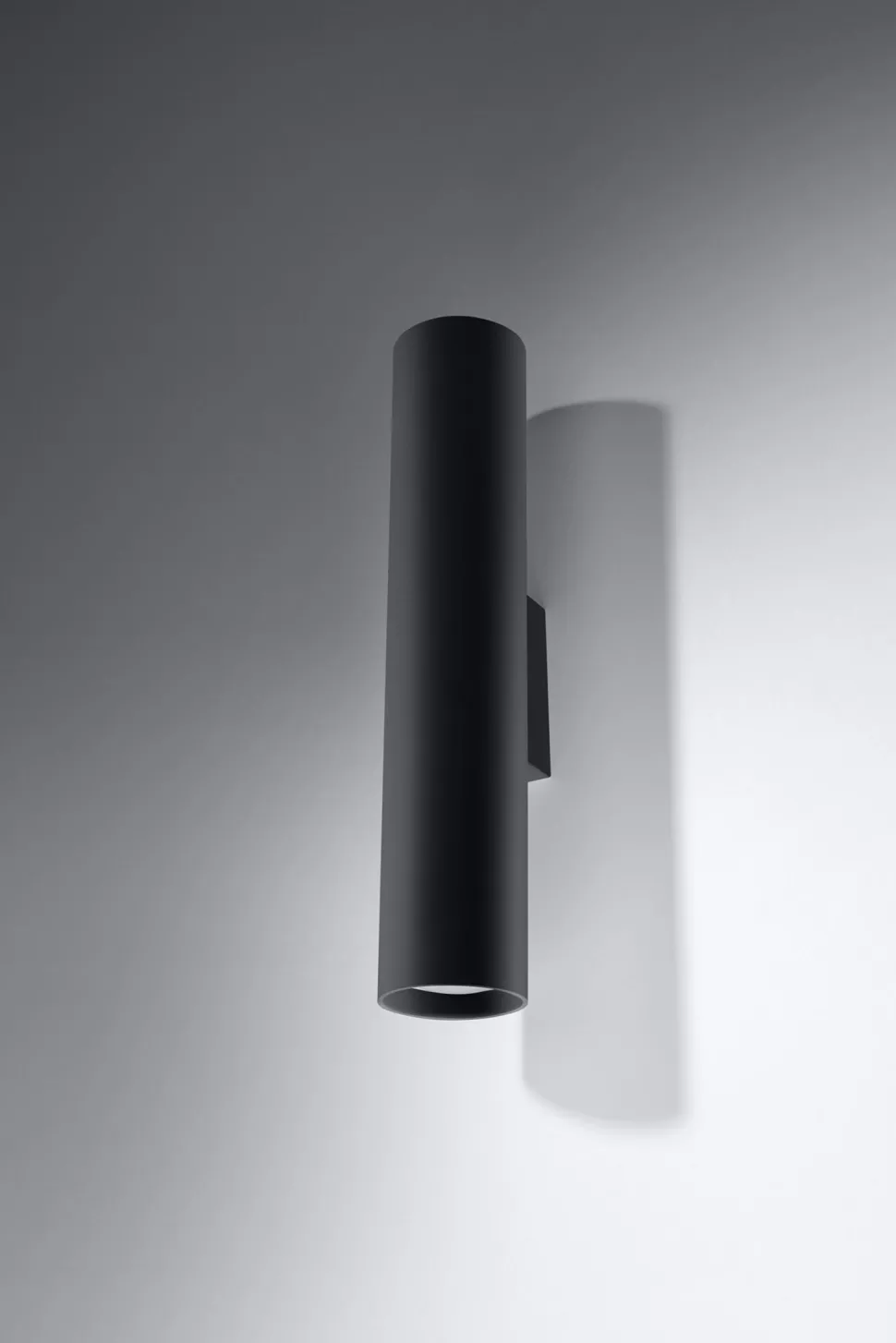 Wandleuchte innen Schwarz 30 cm hoch Up Down Metall