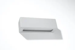 Wandleuchte Keramik 32,5 cm Grau E27 indirekt Up Down