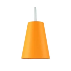 Wandleuchte Kinderzimmer Orange Metall 3flmg Ø13cm