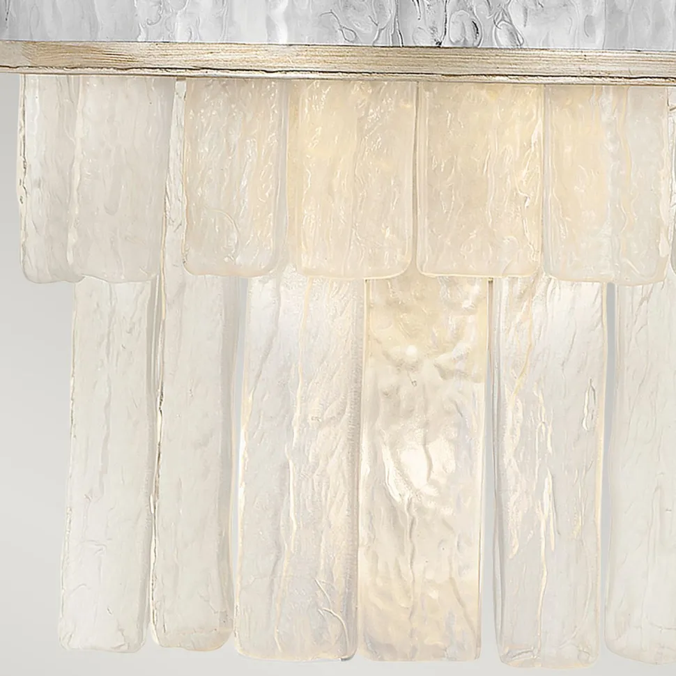 Wandleuchte klein B: 30,5 cm Edelstahl Kristall 2x E14 Up Down