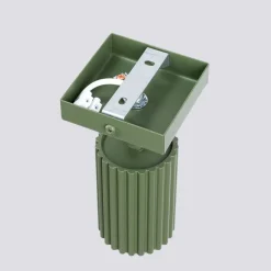 Wandleuchte klein B: 8 cm Grün schwenkbar Aluminium GU10