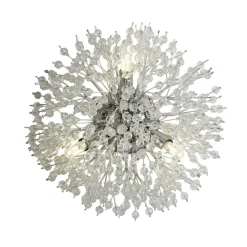 Wandleuchte Kristall D: 29 cm 3-flammig G9 rund