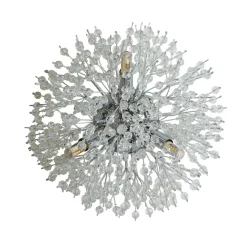 Wandleuchte Kristall D: 29 cm 3-flammig G9 rund