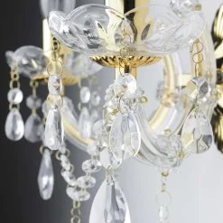 Wandleuchte MARIE THERESE in Gelb 2-flmg