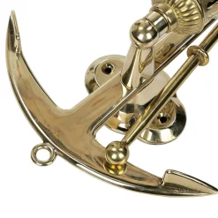 Wandleuchte Messing Maritim Anker Badezimmer Flur