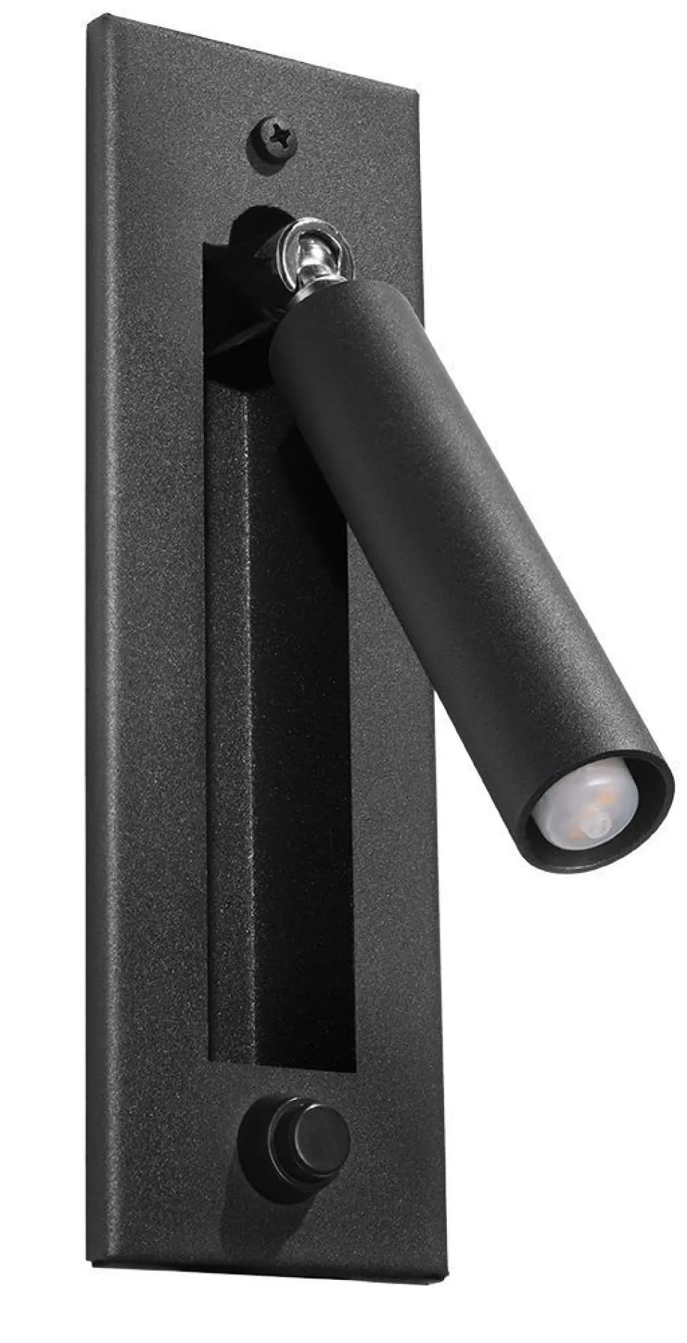 Wandleuchte Metall Schwarz verstellbar H: 20 cm G9 Lesen