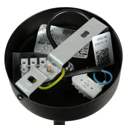 Wandleuchte mit Schalter Schwanenhals GU10 Schwarz Messing