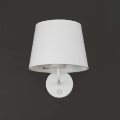 Wandleuchte mit Schalter Weiß MAJA