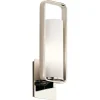 Wandleuchte mit Schirm Glas Metall Modern Design Flur