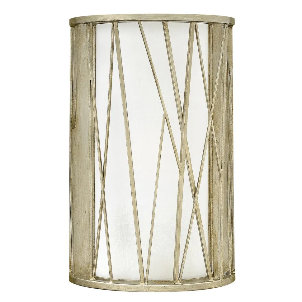 Wandleuchte RYAN Blattsilber B:23cm Design Lampe