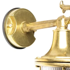 Wandleuchte SANTORIN aus Echt Messing für Außen