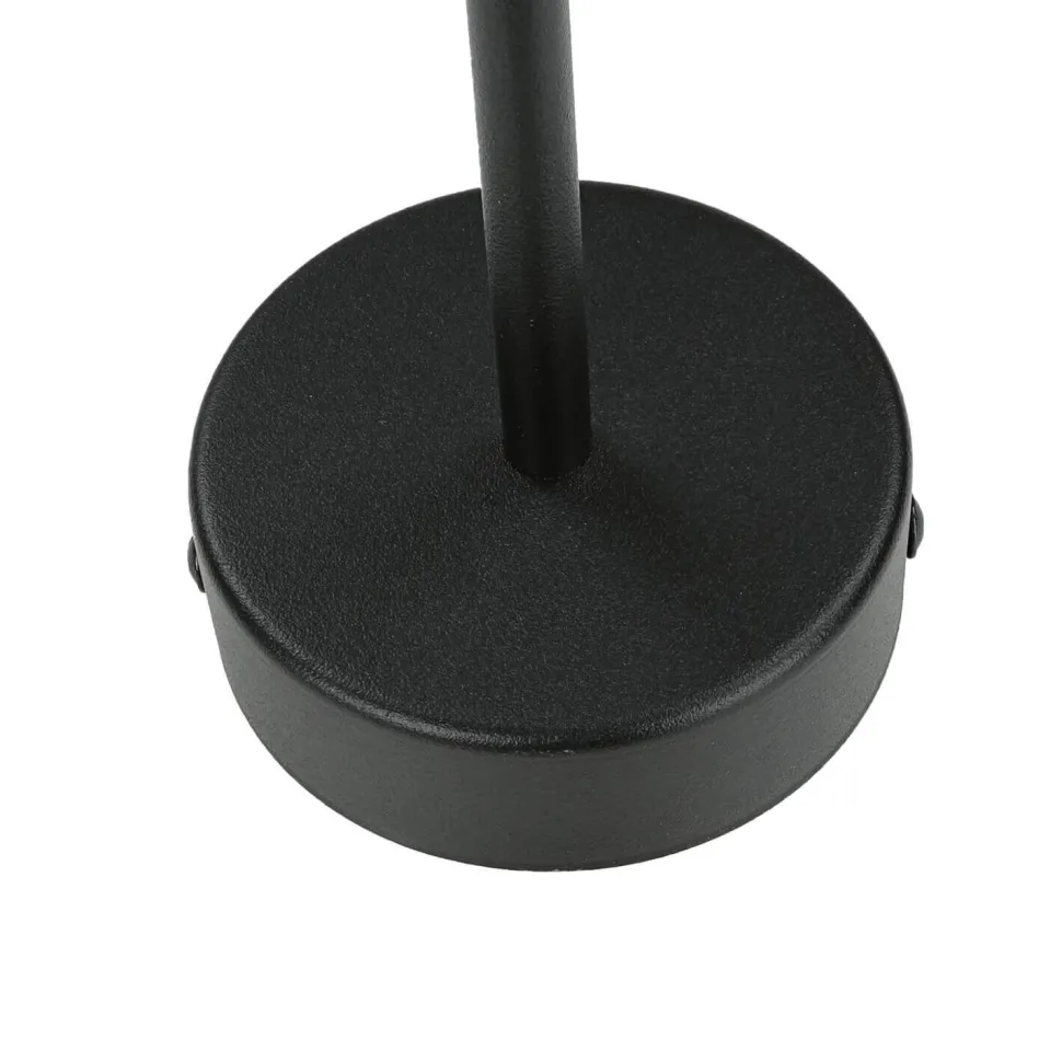 Wandleuchte Schwarz Glas Monaco