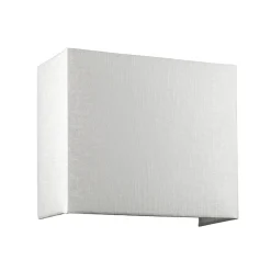 Wandleuchte Stoff Schirm Up Down Creme Chrom NADATILA