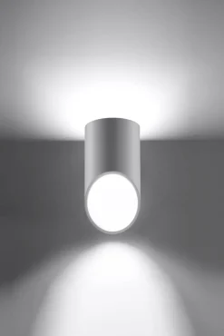 Wandleuchte Up & Down Spot Aluminium Ø10cm H:20cm