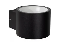 Wandleuchte Up Down Aluminium Schwarz IP54 G9 Balkon