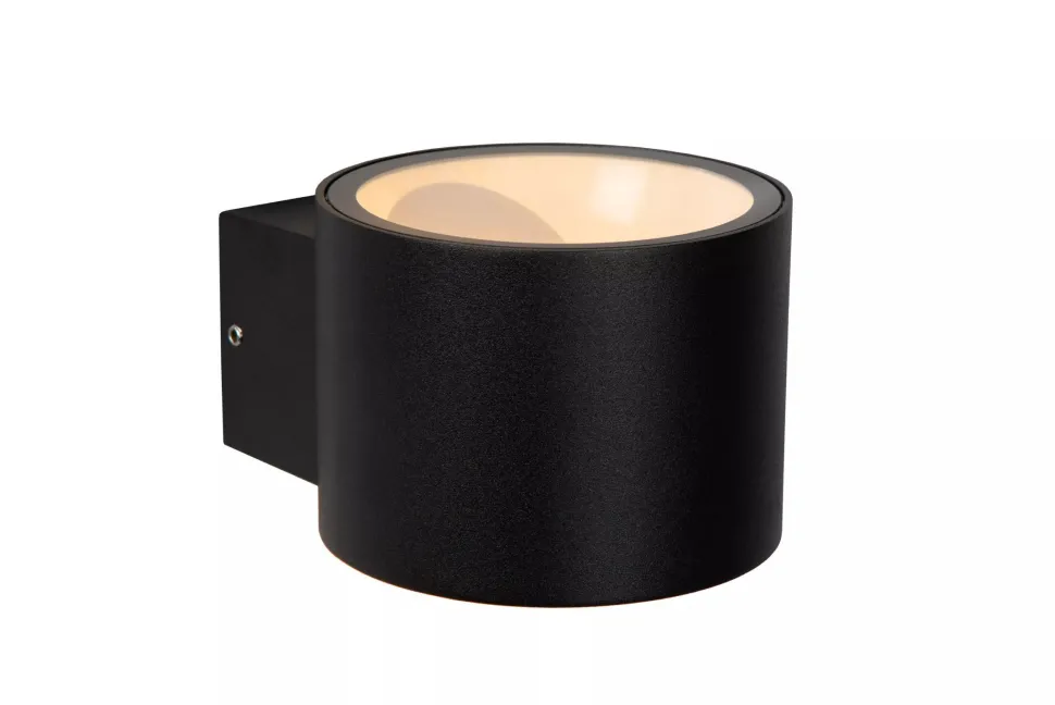 Wandleuchte Up Down Aluminium Schwarz IP54 G9 Balkon