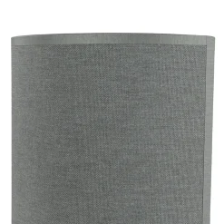 Wandleuchte Up Down Grau E27 indirekt Stoffschirm