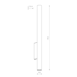 Wandleuchte Up Down GU10 R35 Grau Metall Modern innen